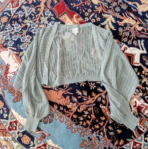 Sage Shrug Cardigan Bolero